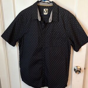 Vince Black Patterned Casual Shirt